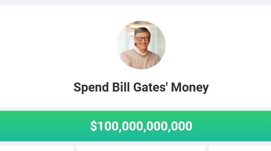 Gasta el dinero de Bill Gates