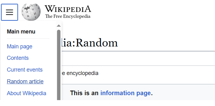 Wikipedia al Azar