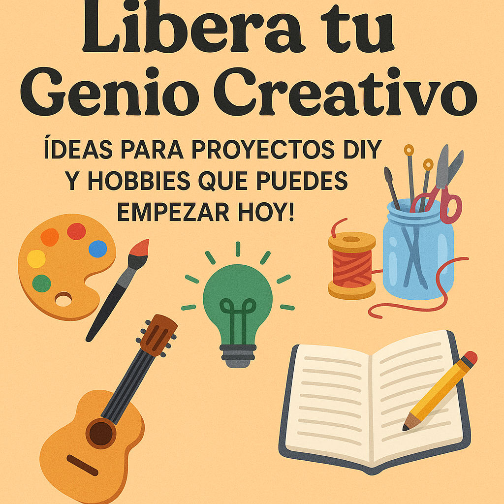 Libera tu Genio Creativo: ¡Ideas para Proyectos DIY y Hobbies que Puedes Empezar Hoy!
