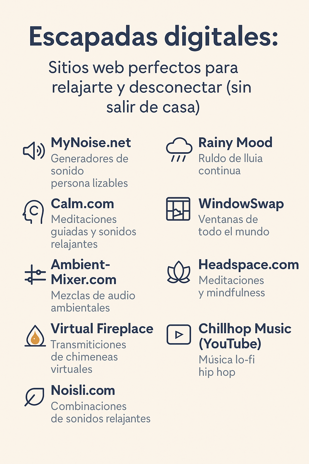 18 Sitios Web Perfectos para Relajarte y Desconectar (Sin Salir de Casa)