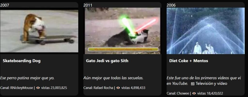 Vídeos Virales Clásicos YouTube